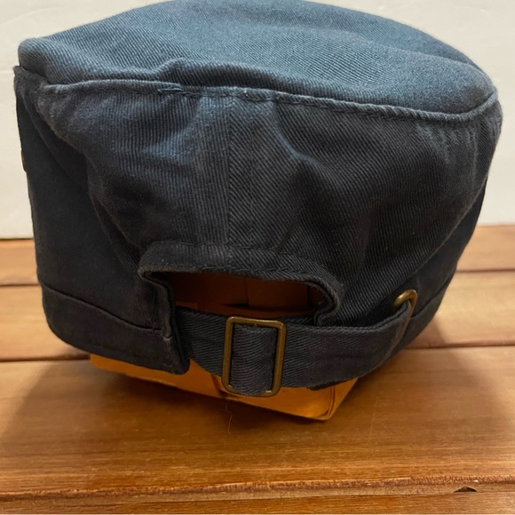 NWOT econscious navy blue Organic Cotton Fiber Twill Adjustable Corps hat EC7010 - Picture 4 of 6